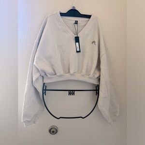 Oner Active Cropped Sweatshirt- Sand